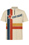 Vintage Americana Star Stripe Bowling Jersey