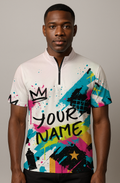 Street Art Splatter Graffiti Energy Bowling Jersey