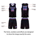 Custom Rose Purple Basketball Jersey Uniform Suit Printed Your Logo Name Number