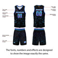 Custom Blue Purple Basketball Jersey Uniform Suit Printed Your Logo Name Number