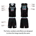 Custom Blue Powder Basketball Jersey Uniform Suit Printed Your Logo Name Number