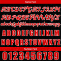 Custom Black Red Basketball Jersey Uniform Suit Printed Your Logo Name Number