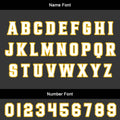 Custom Black Yellow Basketball Jersey Uniform Suit Printed Your Logo Name Number