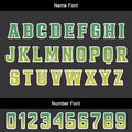 Custom Green Basketball Jersey Uniform Suit Printed Your Logo Name Number