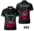 Patriotic Lightning Explosion Strike Bowling Jersey